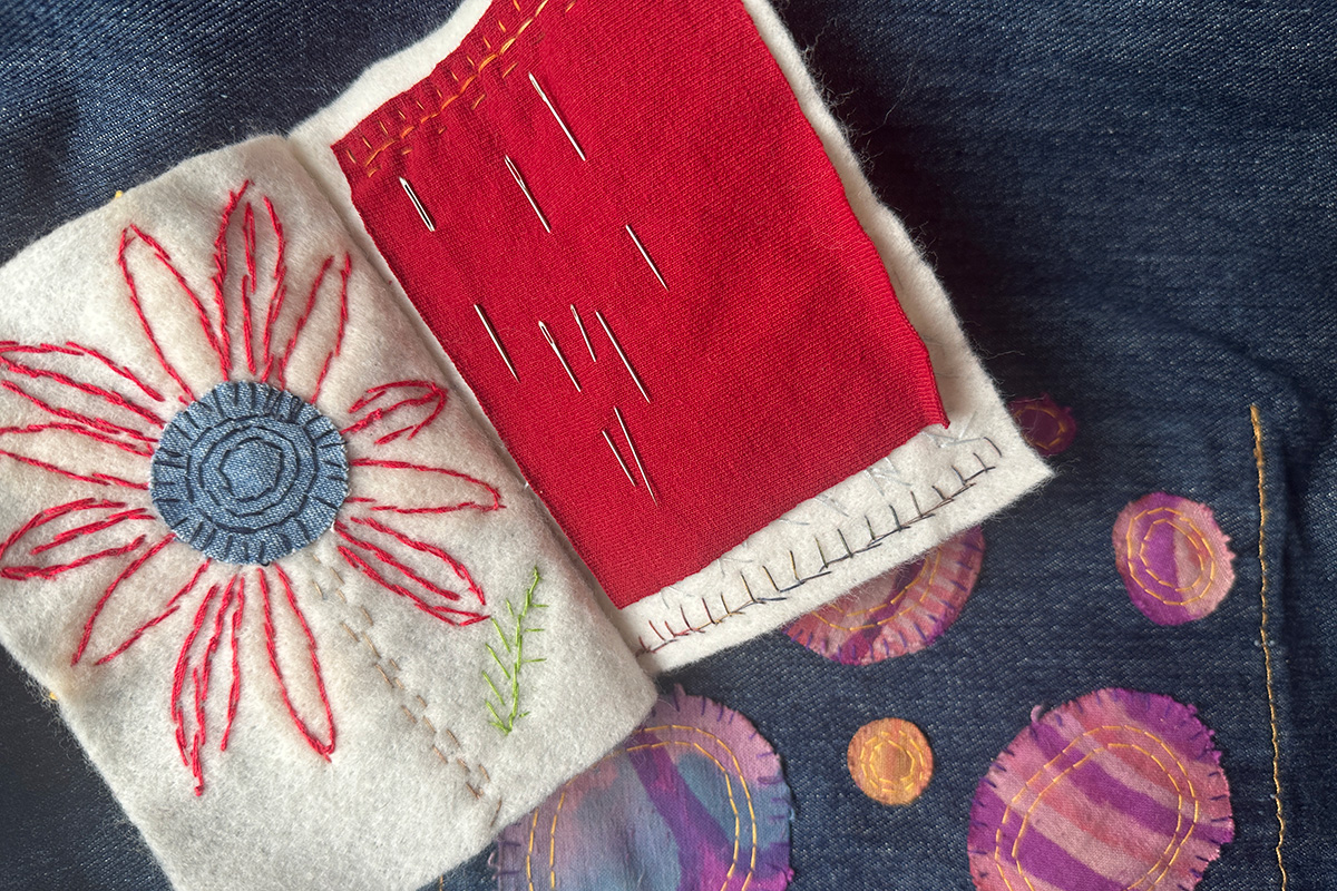 Slow Stitched needle case